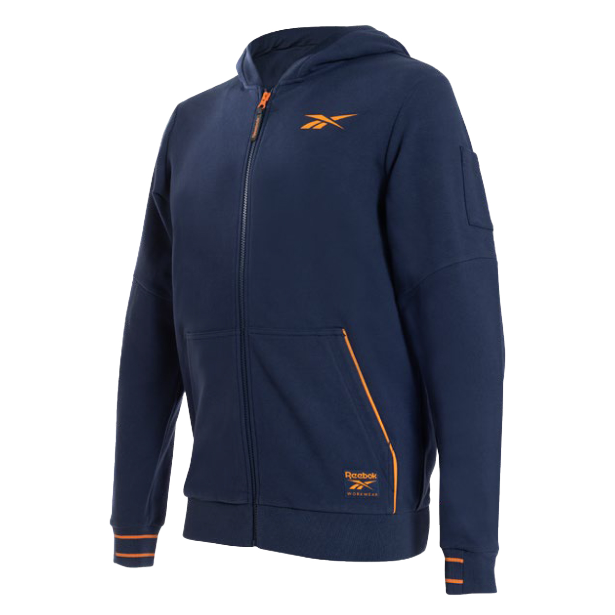 Blue Reebok workwear hoodie